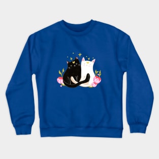 Two cute sailor cats Crewneck Sweatshirt